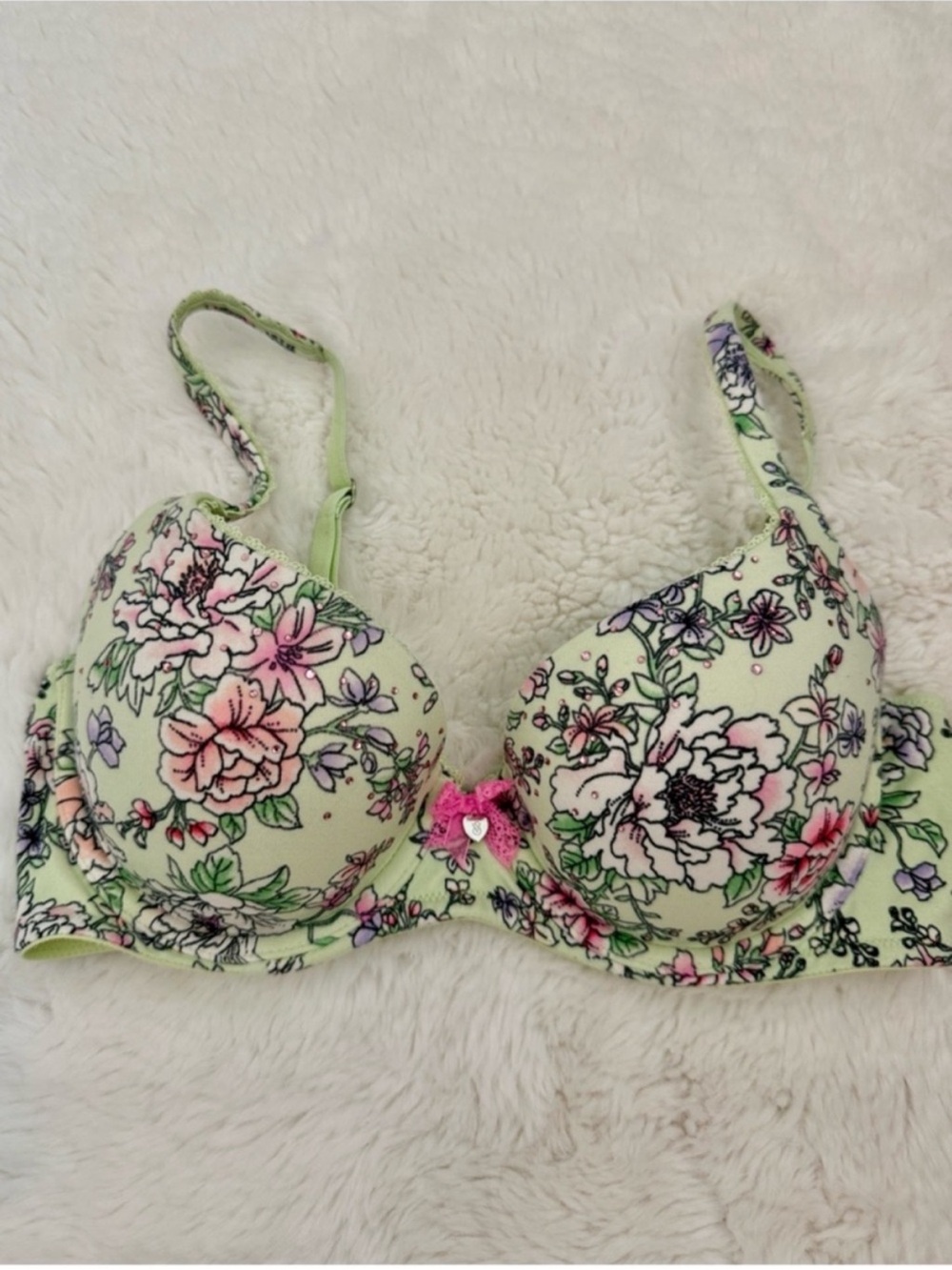 VS Body By Victoria Demi Bra with Jewels